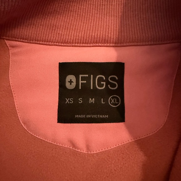 NWOT 🛍️⭐️ FIGS Primaloft Fleece Jacket Women’s XL Dusty Rose Pink - Picture 4 of 11